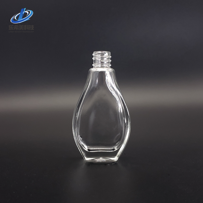 Cosmetic Packaging 70ml Empty Glass Cream Bottle Shaped-Shape Thread Screw Bottleneck Sealed with Screw Sprayer or Lotion Pump Dropper Perfume Essence Bottle