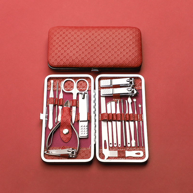 19-Piece Manicure Tool Beauty Nail Art Stainless Steel Nail Clippers Nail Clippers Nail Clippers Set