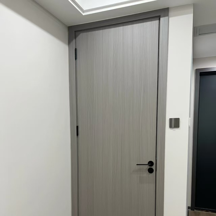 High-End Walnut Soundproof Wooden Door