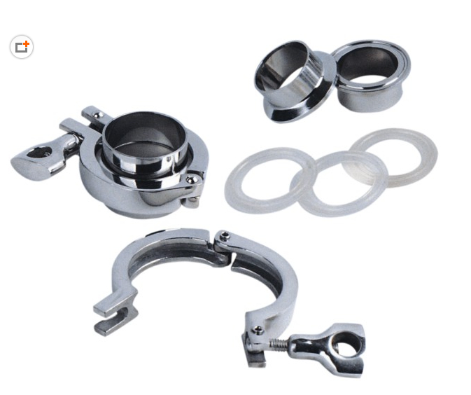 Sanitary Stainless Steel Clamp with Ferrule and Gasket