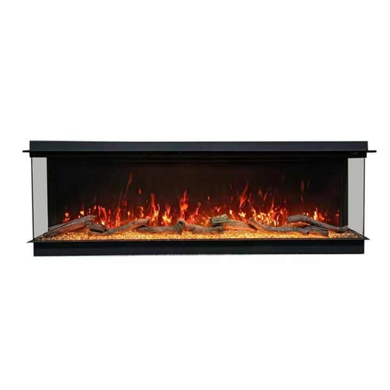 New Fashion Elegant Wall-Mounted Home Appliance 3 Sided Electric Fireplace for Home Use