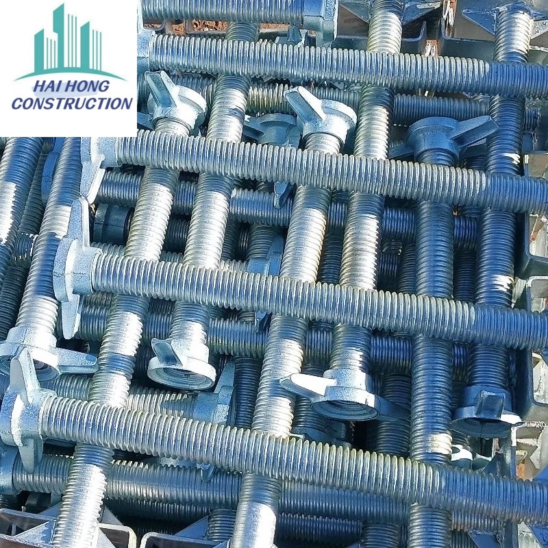 Q235 Steel Adjustable Galvanized U Head and Bottom Jack with Base Plate for Formwork and Scaffolding
