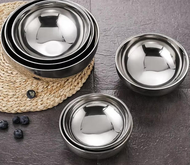 Premium Stainless Steel Mixing Bowl for Kitchen Use and Meal Prep