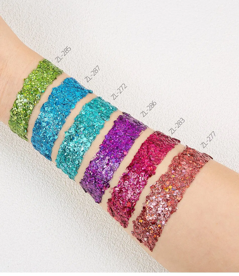 Wholesale Makeup Chameleon Face Hair Nail Eye Body Art Liquid Glitter Gel