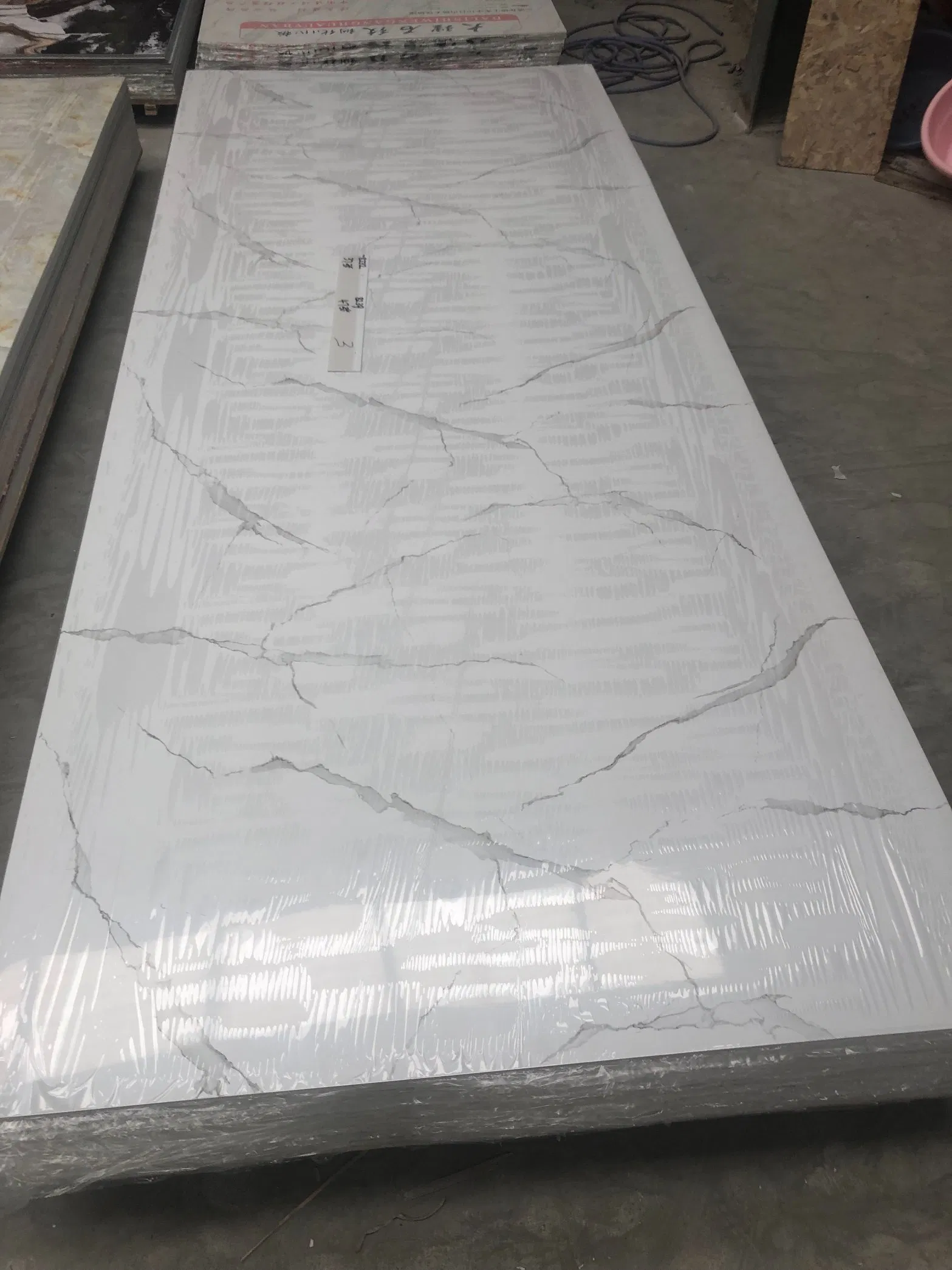 Customized UV Board PVC Marble Sheet Wall Panel for Indoor Decor