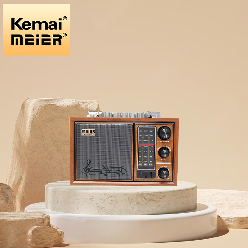 Vintage FM Am Sw Radio Wooden Portable Large Outdoor Radio Vintage Full Band Radio for Parties