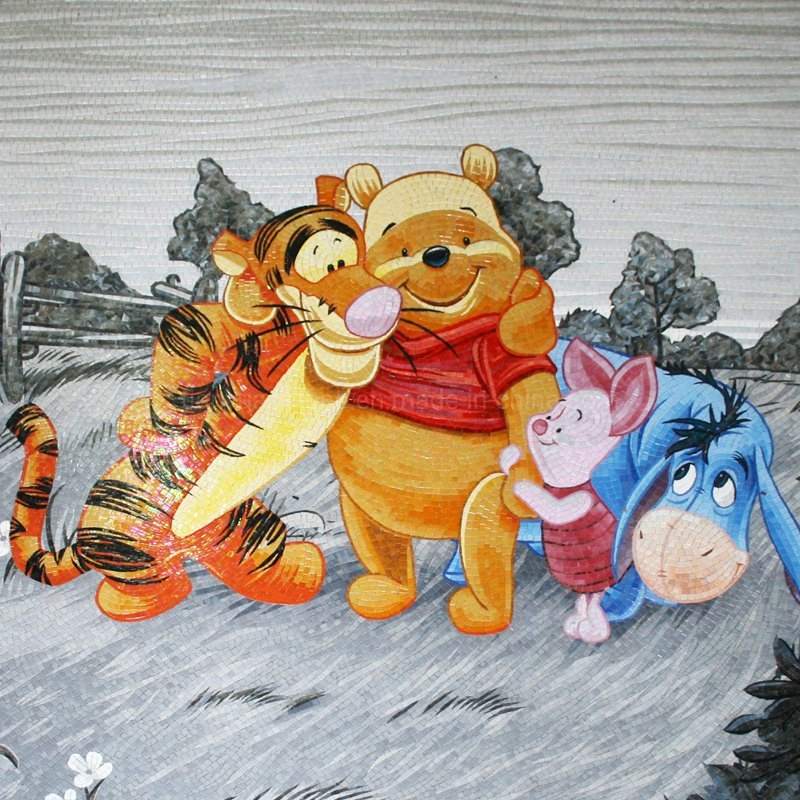 Стеклянная мозаика для стен с узором