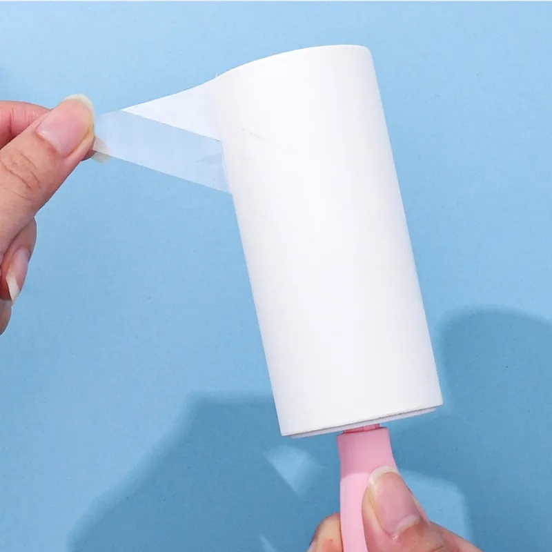 60sheets Pet Hair Lint Rollers Clothes Furniture Carpet Cleaning Brush Fuzz Fabric Shaver Portable Lint Remover