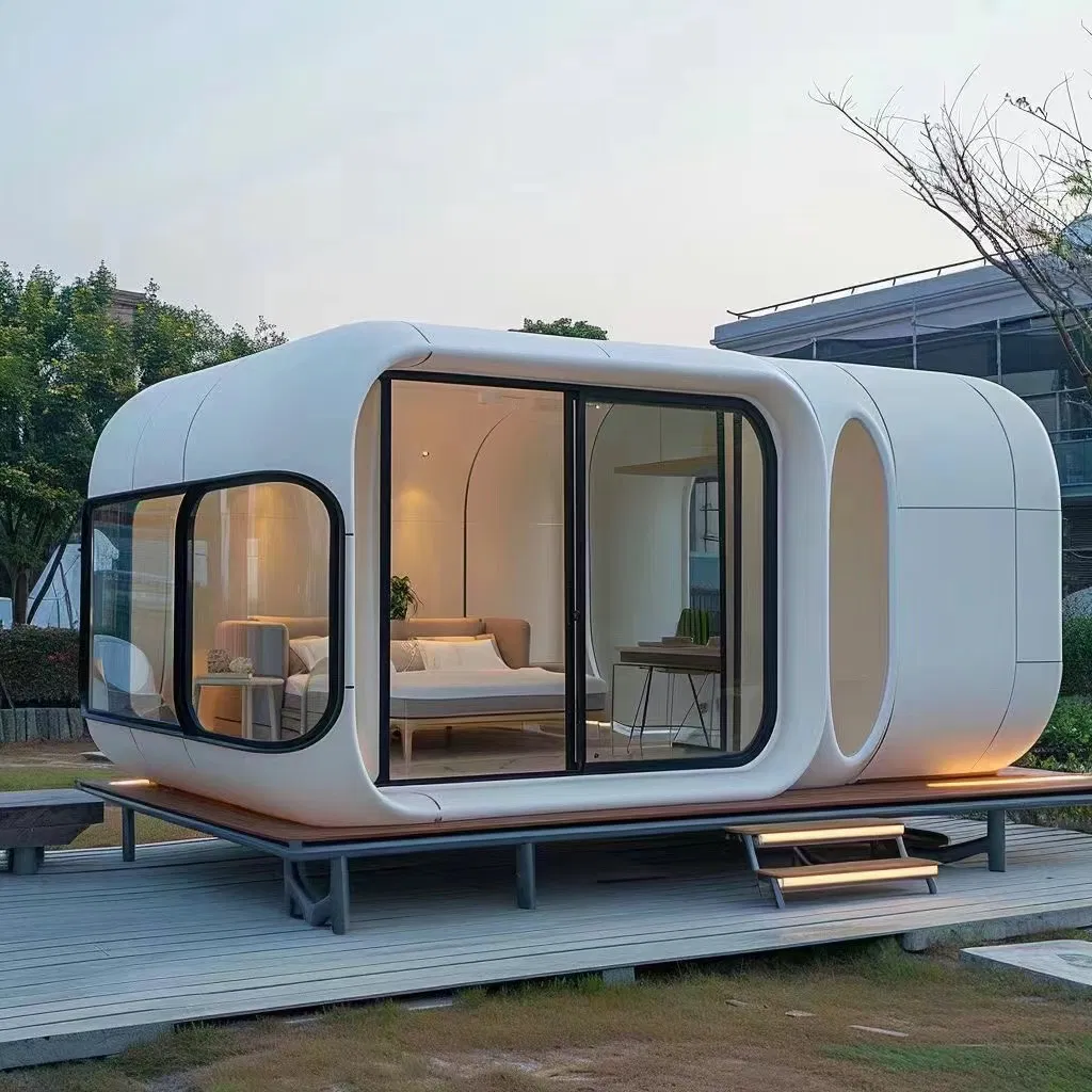 20 Feet /30 Feet /40 Feet High Strength Steel Prefabricated Hotel Capsule House Small House Apple House Factory Price Prefabricated House