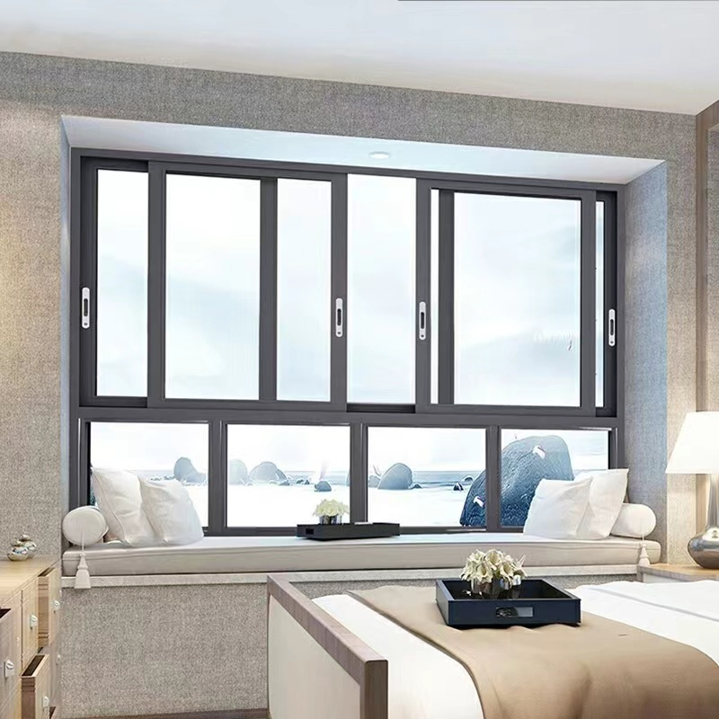 American Exterior Aluminium Profile PVC UPVC Invisible Screen Window Lock Profile Glass Door Hardware Window