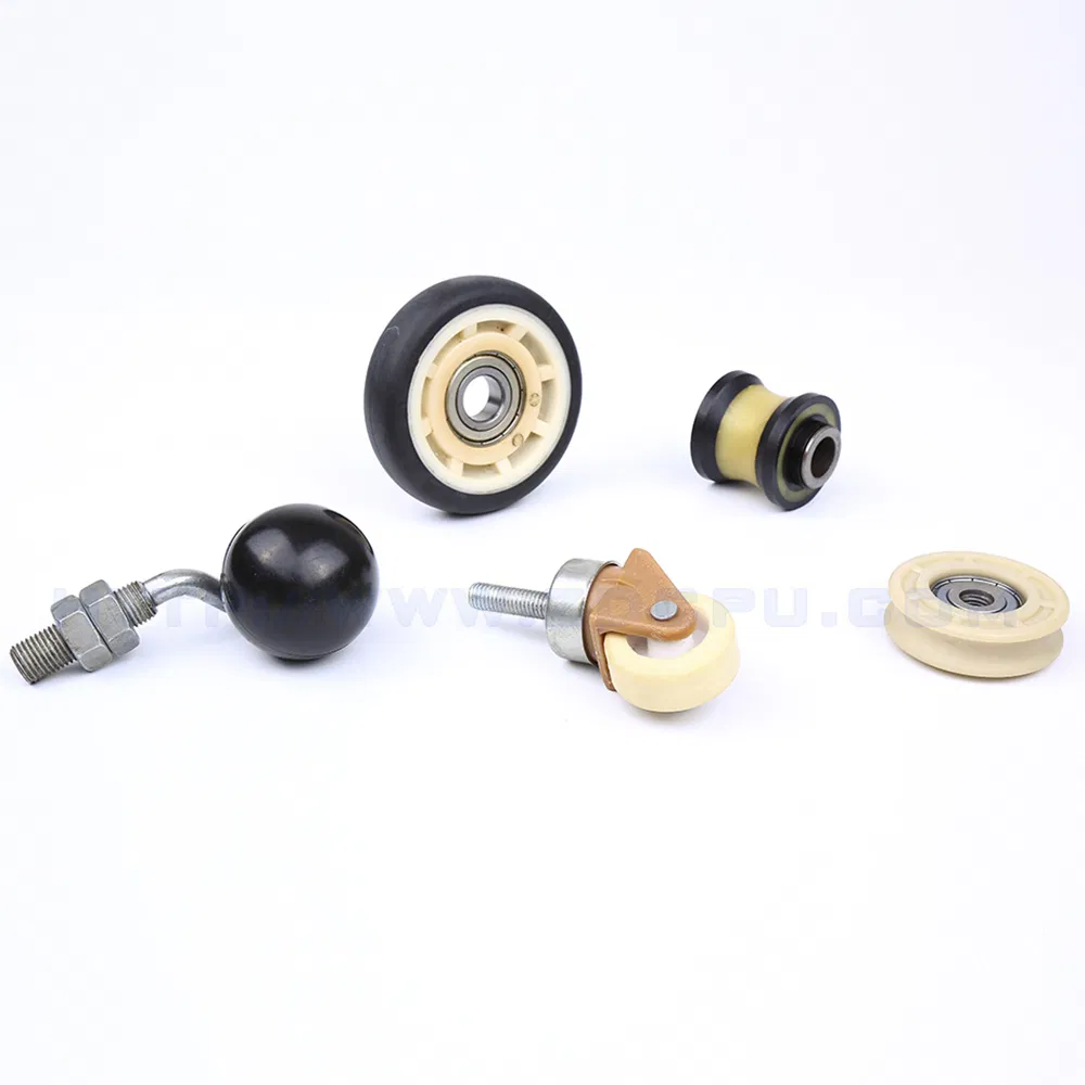 Durable Customized Black Plastic/ PU/PVC/ Rubber Casters / Wheel Manufacturer