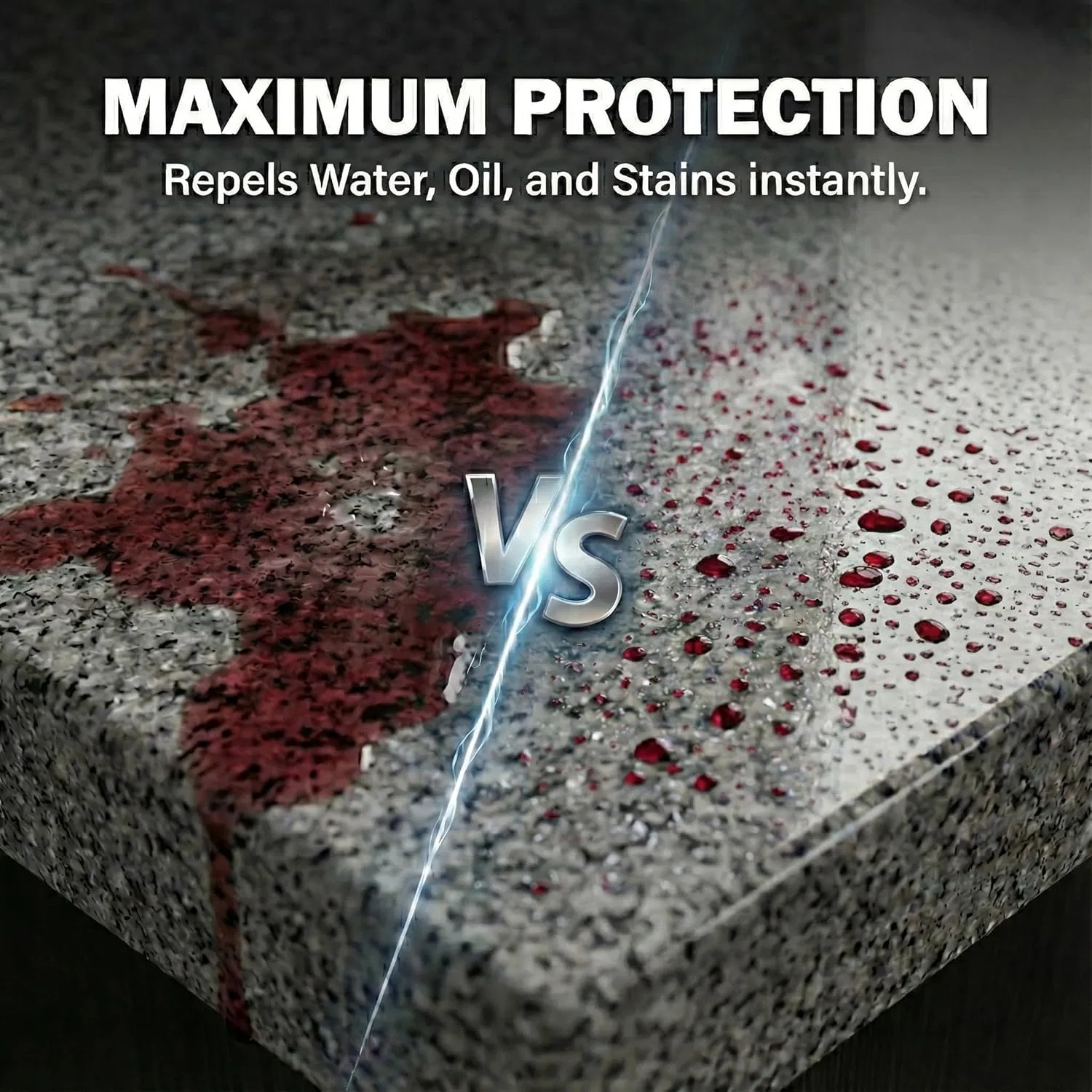 Non-Toxic Stone Care for Granite Stone Countertop Cleaner & Sealer Protector Spray