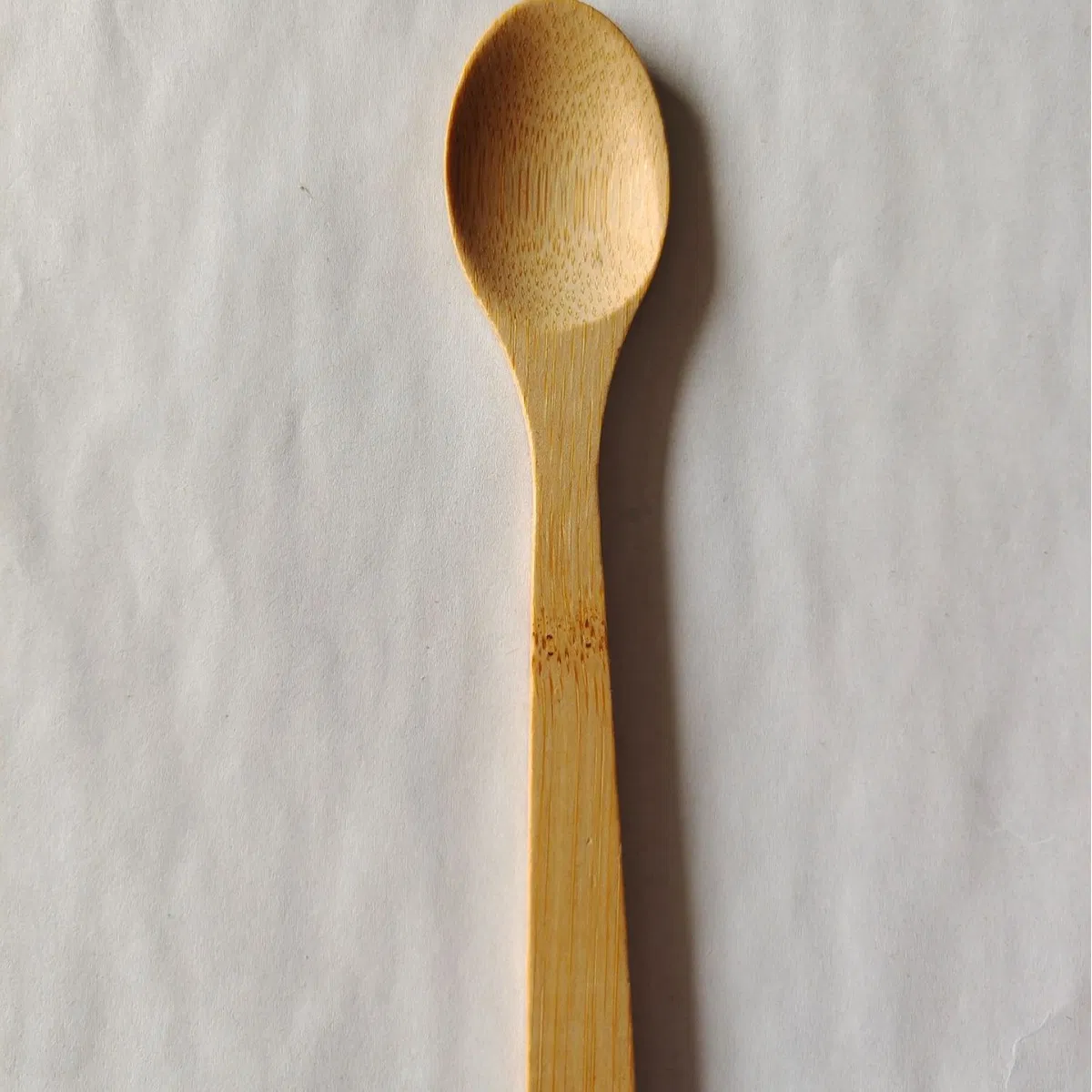 Cheap Simplicity Sisal Glow Wooden Solid Color Long Spoon