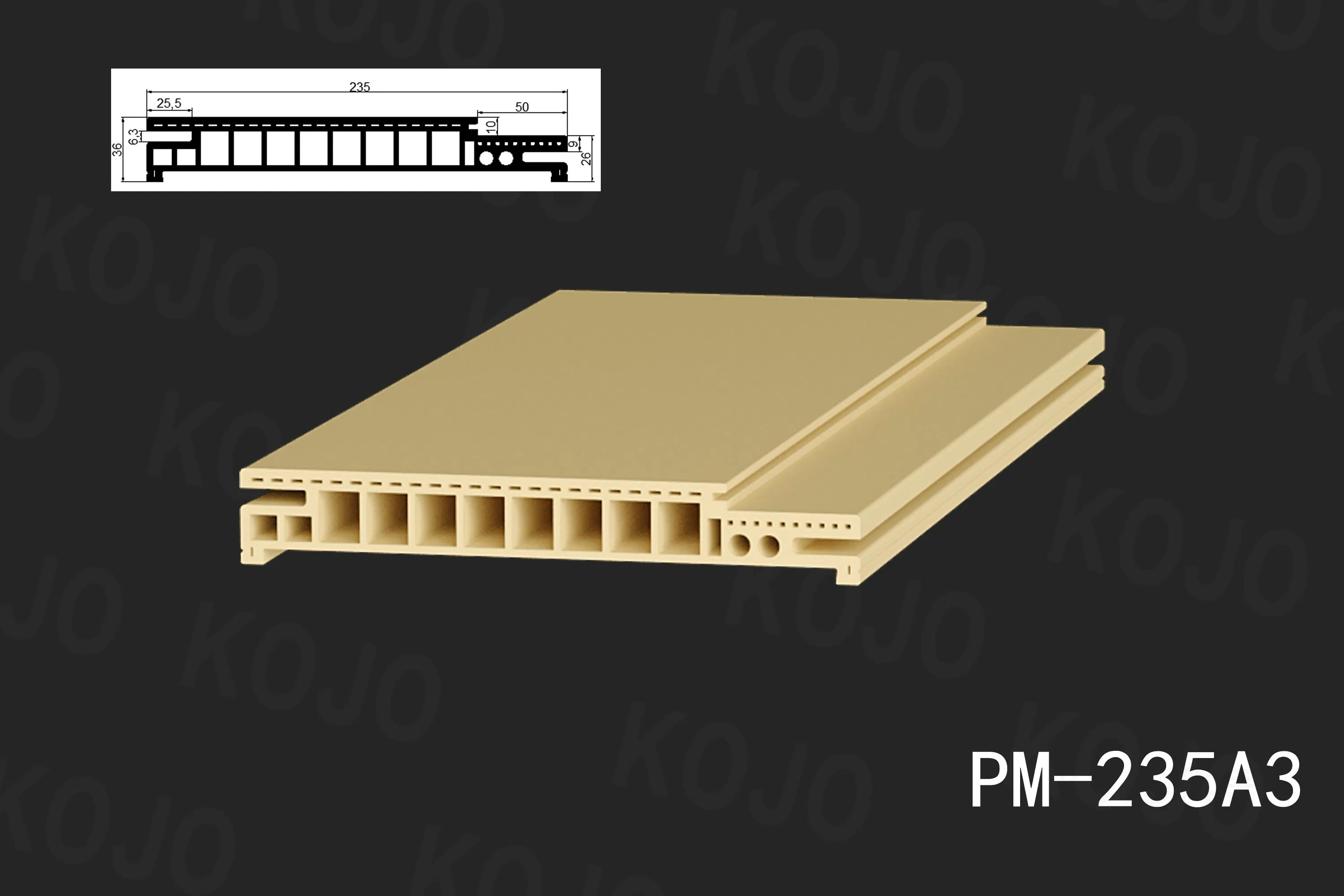 Premium PVC Film Coated WPC Door Frame for Interiors