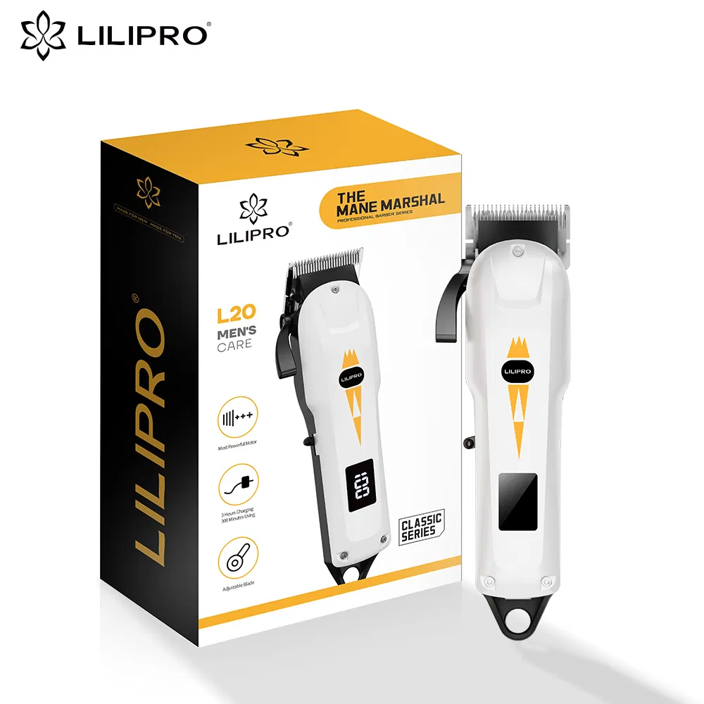 Lilipro L20 Salon Hair Cut Machine 7000rpm Clippers Men Rechargeable Professional Hair Clipper for Barber