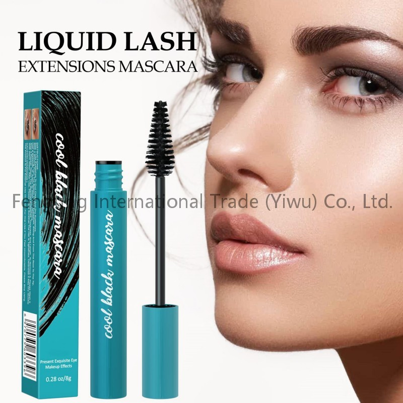 Smudge Proof Long-Lasting Mascara with Fiber Lengthening Volumizing Waterproof Intense Soft Full Lashes Mascara