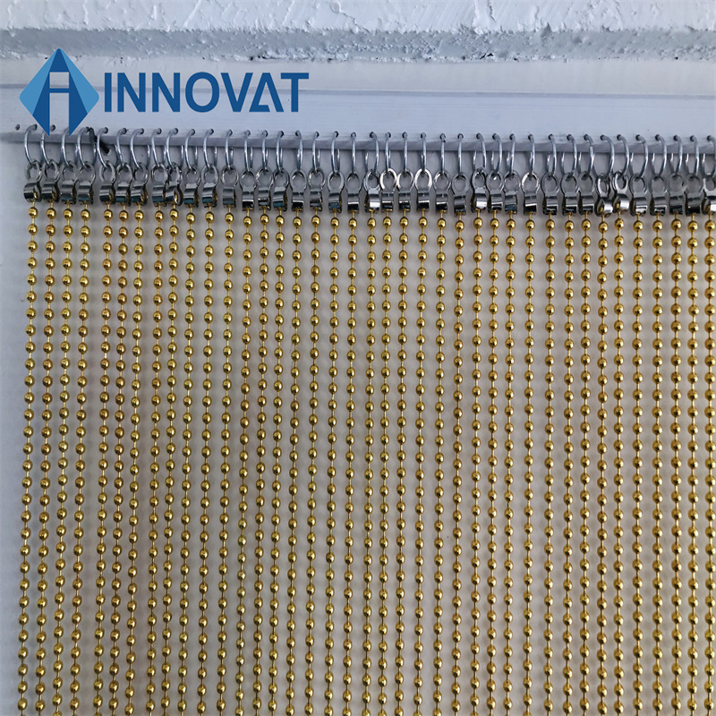 Metal Stainless Steel Ball Bead Chain Roller Blinds Chain Roll 4.5*6mm Curtain/Wire Mesh/Door Curtain/Window Curtain/Decorative Curtain/Metal Chain/Metal Mesh