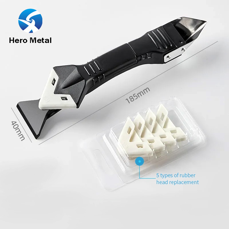 Upgraded Six Folded Multi Functional Silicone Trowel Scraper Trim Furniture Wardrobedoors Caulking Tools