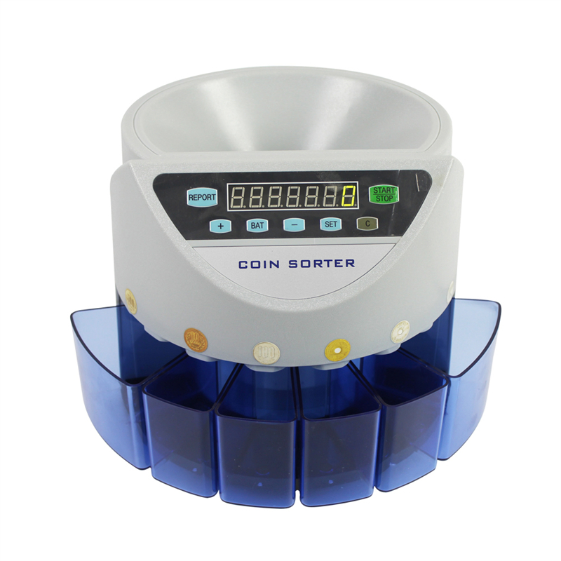 Thb Coin Counter and Sorter for Bank, Store, Supermarket