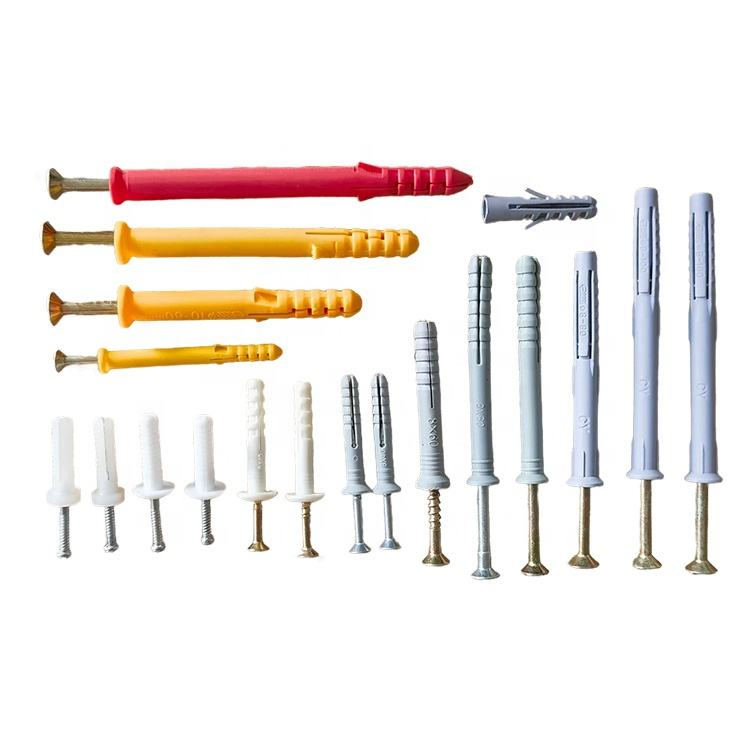 Self Tapping Plastic Expansion Screw Anchor Knot Expand Nail Wall Plug Nylon Plugs Shrimp Nail Plug