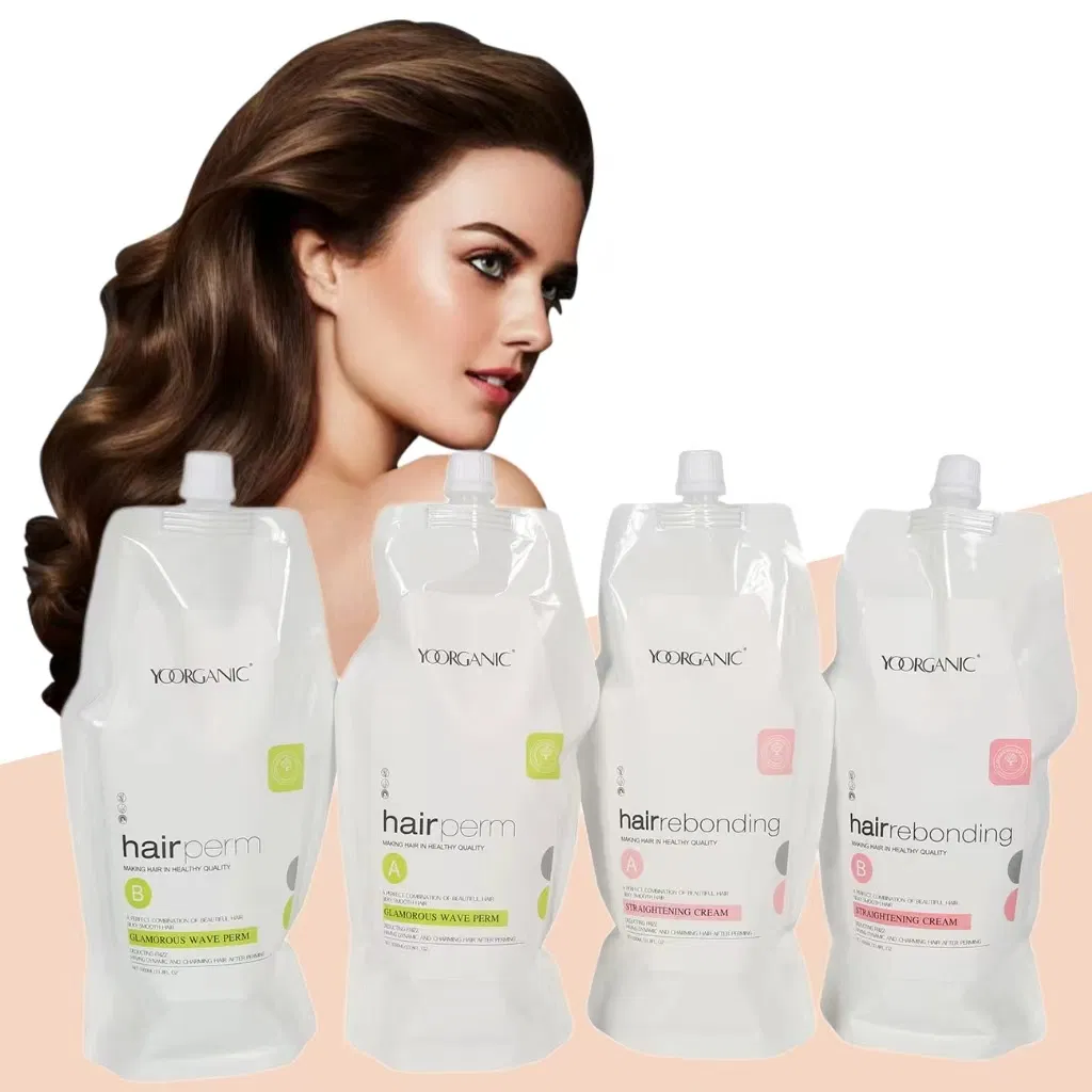 Top Quality Permanent Professiona Hair Straightening Cream Glamorous Ware Hair Perm Lotion