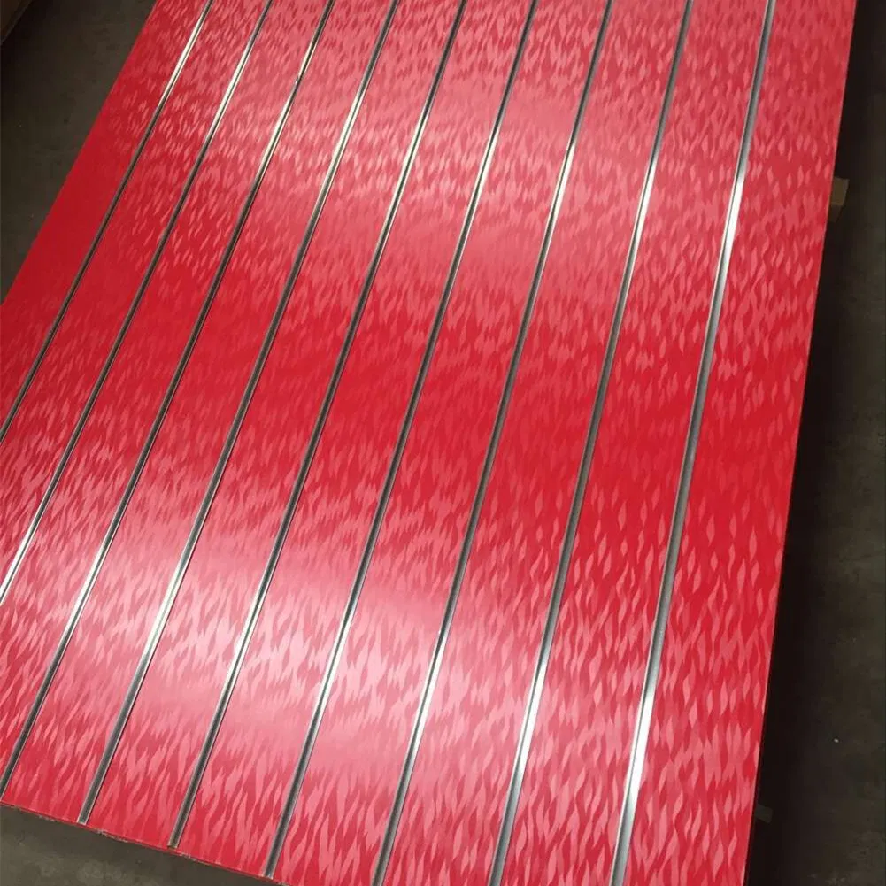 Factory Direct Sale Display Shelves Usage Melamine Grooved Slot MDF Board