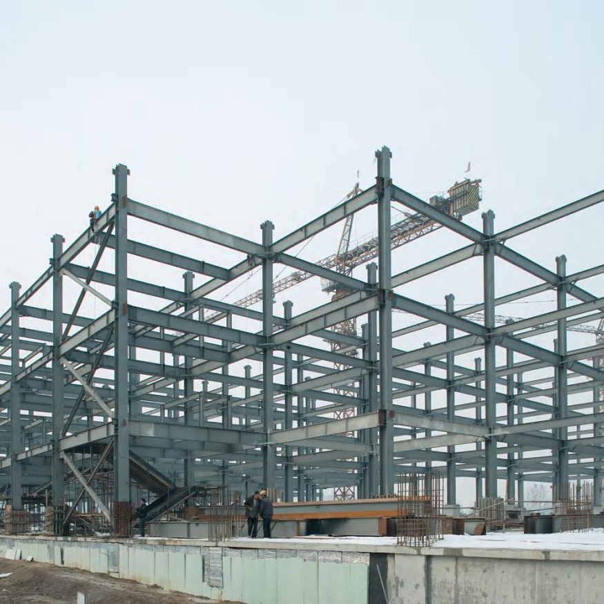 Prefabricated Heavy Duty Business Commercial Modular Metal Framing Peb Steel Structural Warehouse for Industrial Use Roof Hangar Hall Farm House Villa Church