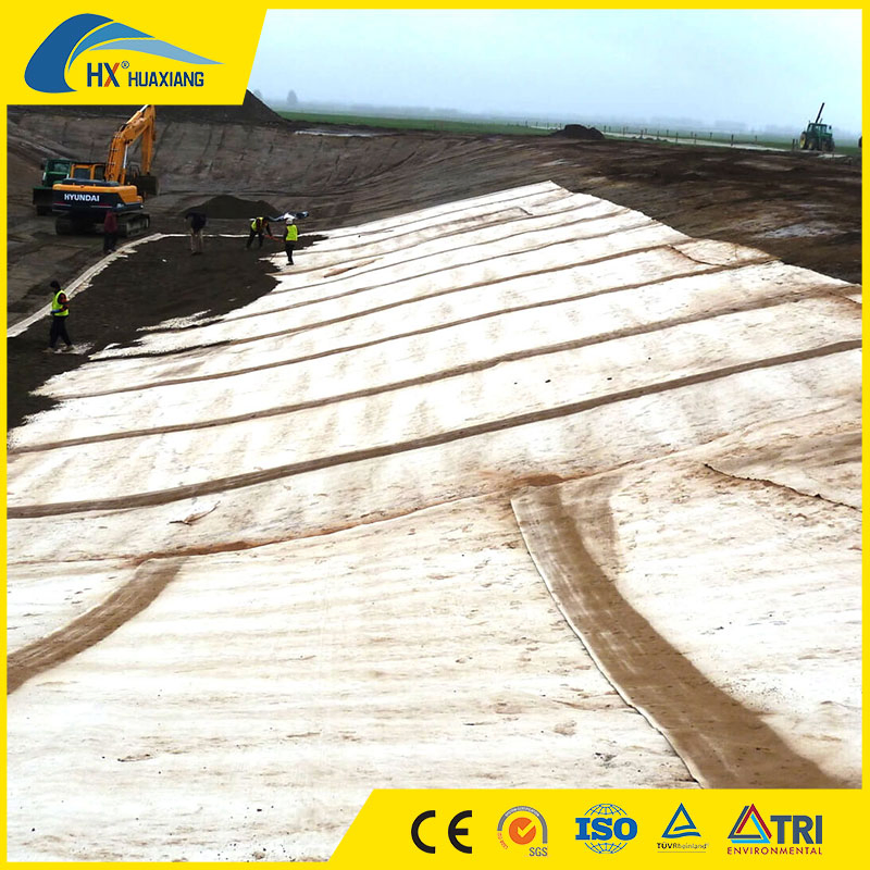 4500 5000 6000GSM Geosynthetics Clay Liner for Waterproofing Landfill Artificial Lake Railway River Bank Mining Bentonite Waterproof Blanket Gcl