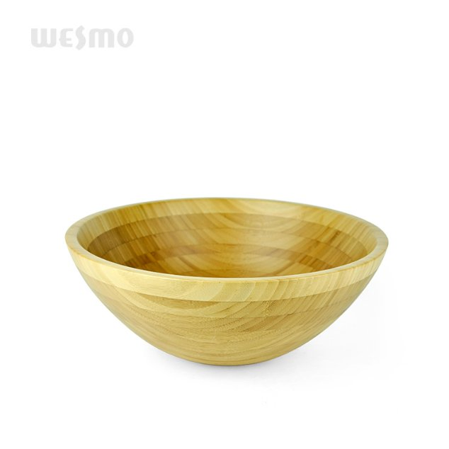 Carbonized Bamboo Kitchenware Salad Bowl