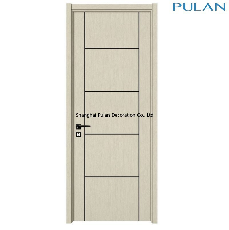 Stylish Melamine Hotel Room Door Design in Modern Wood