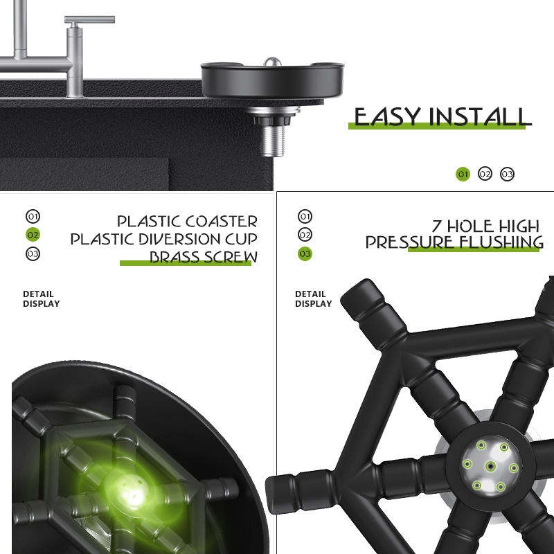 Factory Direct Sales Saving Water Automatic Advanced Kitchen Sink Cup Washer