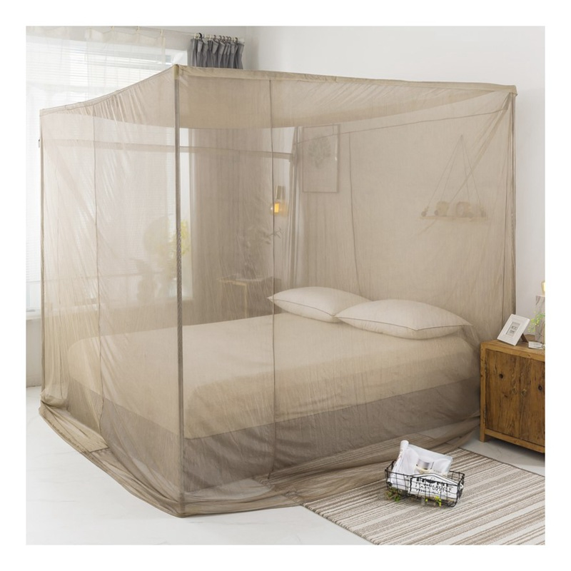 Silver Mesh Mosquito Net Emf/RF Shielding Radiation Protection Bed Canopy
