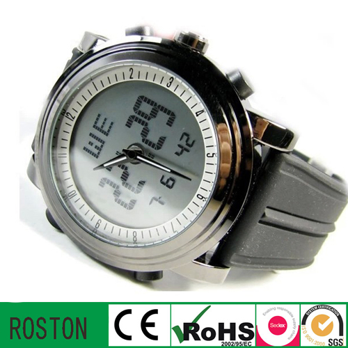 Silicone Chrono Analog and Digital Watches