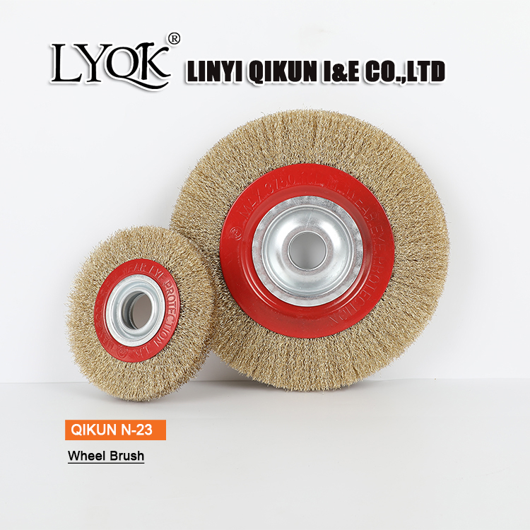 N-19 Carbon Steel Wire Knotted Wheel Brush