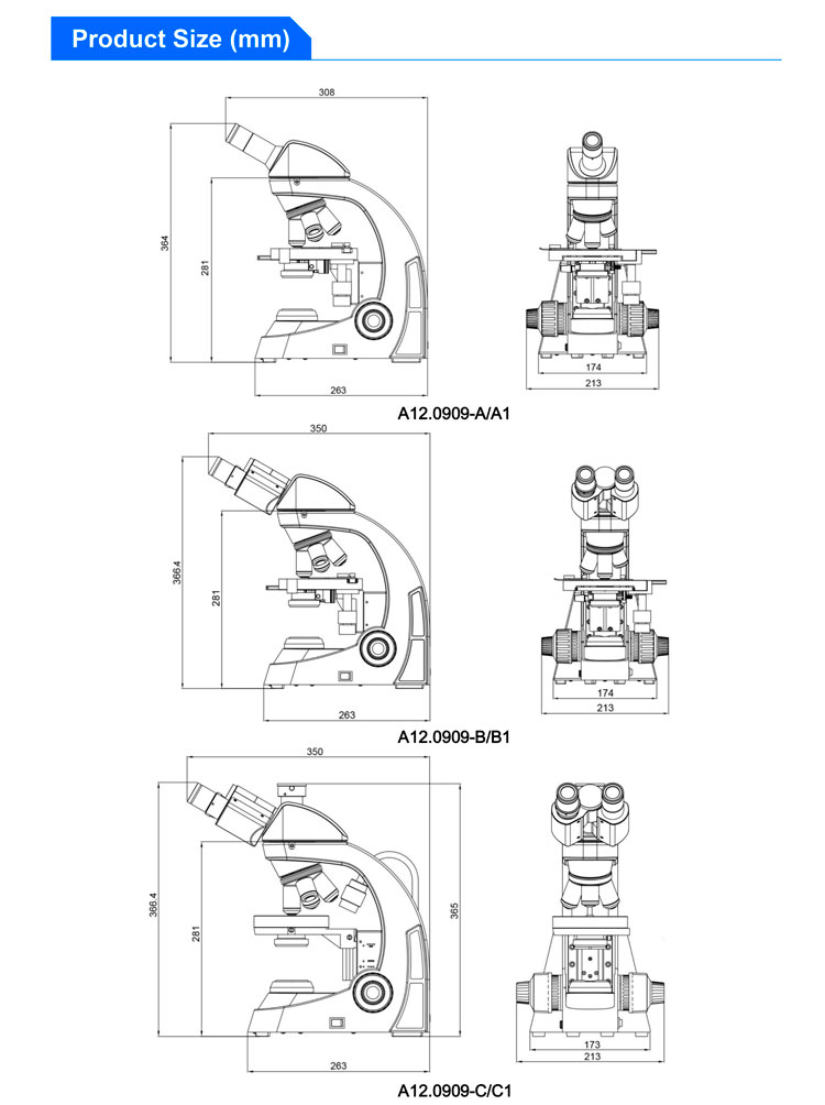 Opto-Edu A12.0909 Manufacturer Direct Sales with High-Quality Microscope