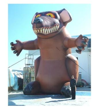 2023 New 25 FT. Giant Inflatable Rat
