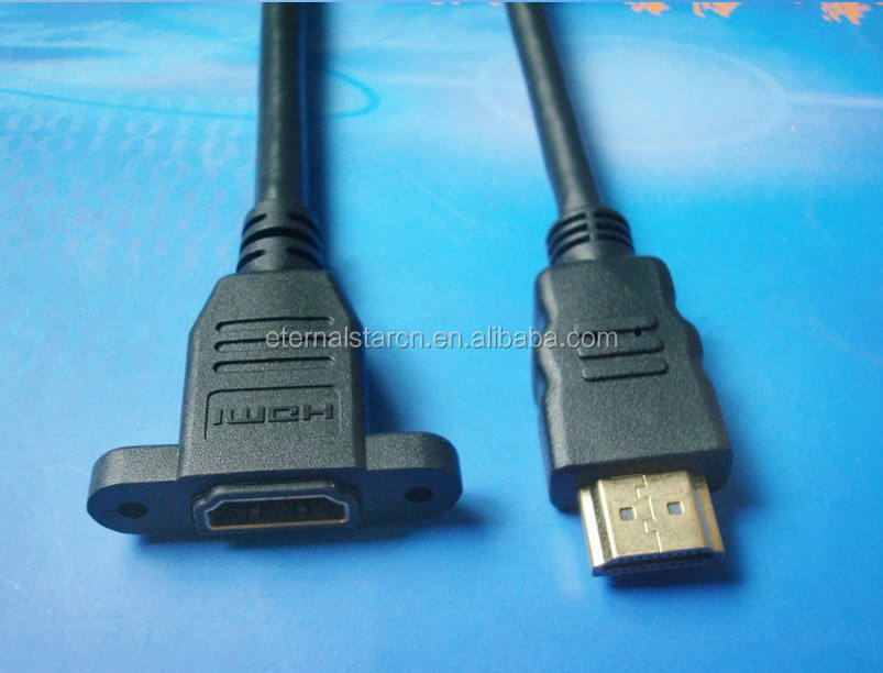 Factory OEM ODM Drop Shipping HDMI Cable Female Panel Mount Cable