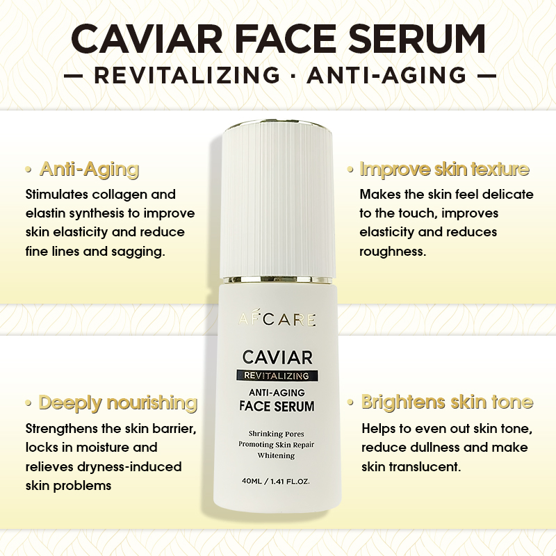 Pore Shrinking and Caviar & Niacinamide Organic Collagen Face Serums