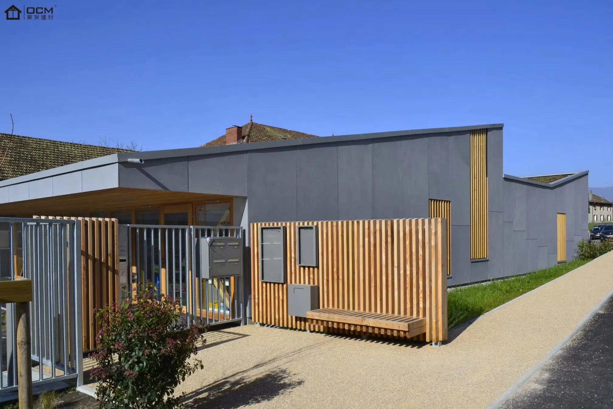 Weather Resistence Grooved Fiber Cement Board/Fireproof Wall Panels Fiber Cement Cladding