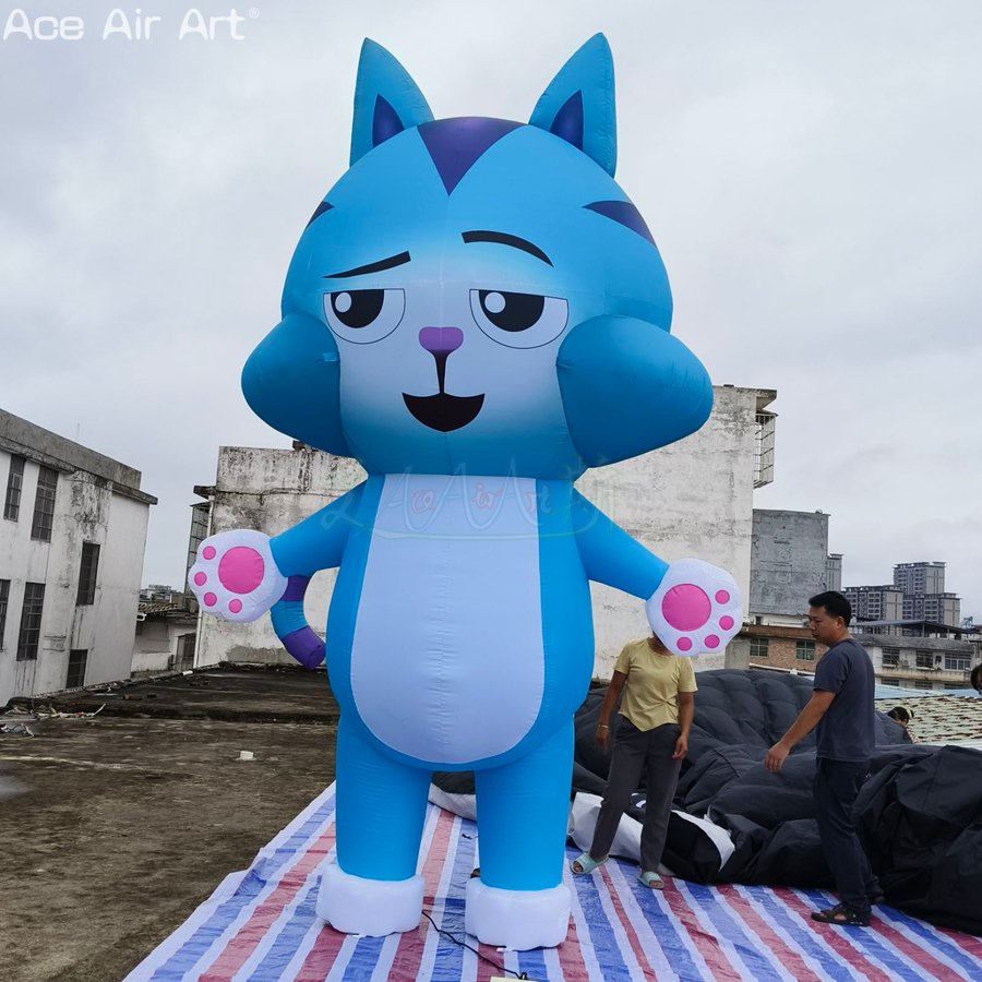 Custom Cartoon Cat Inflatable Figure - Event Decoration Character Prop Inflatable Cat Mascot