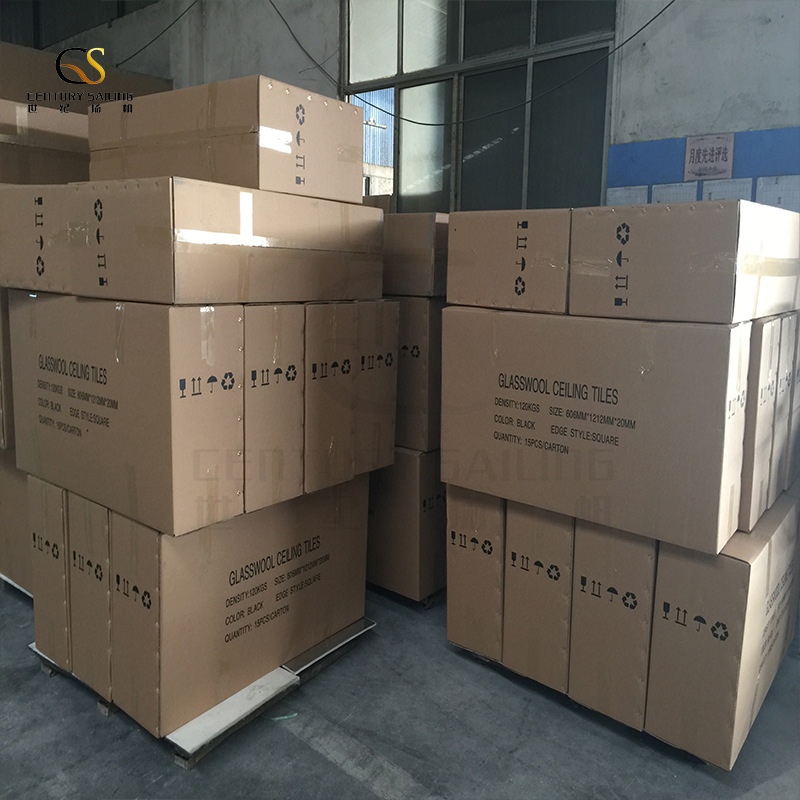 China Building Material Soundproofing Absorption Fiberglass Suspended Cloud Panel for Interior