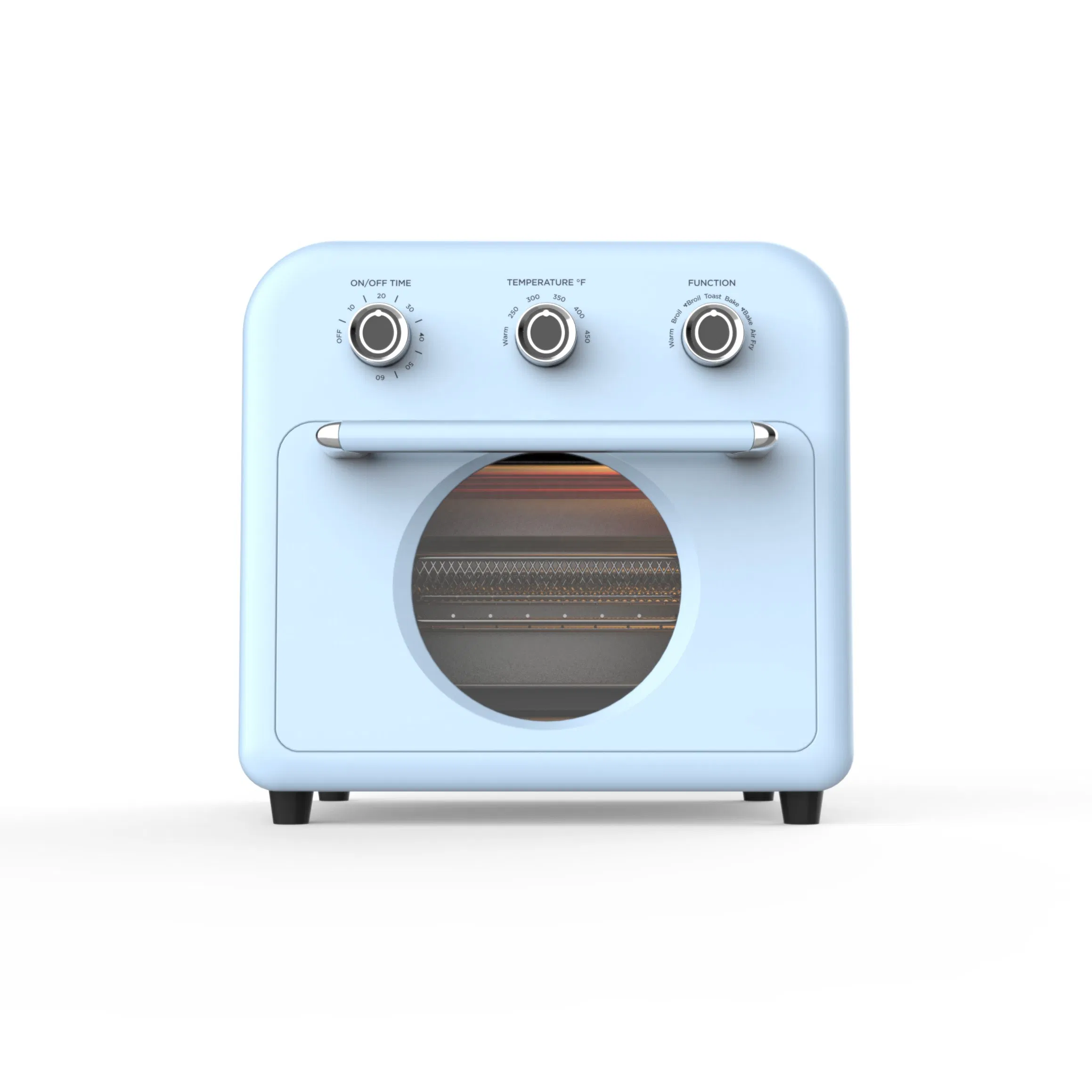 Modern Design Small Size Air Fryer Oven 12L Smart Window Pane