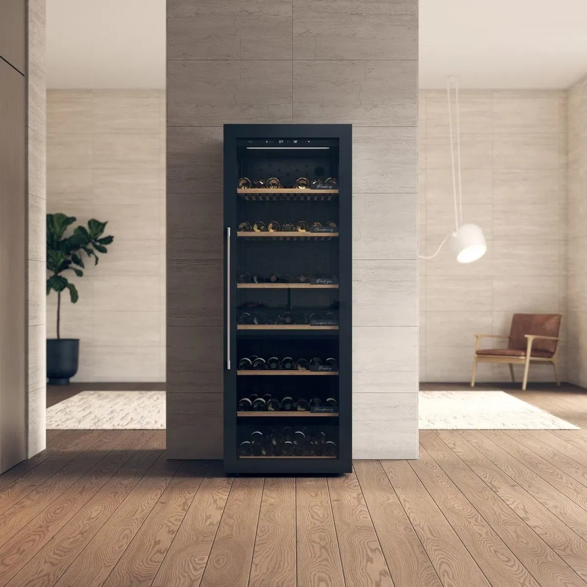 Custom Size Custom Single-Zone Thermostat Glass Door Liquor Storage Wine Display Cabinet Constant Temperature Household