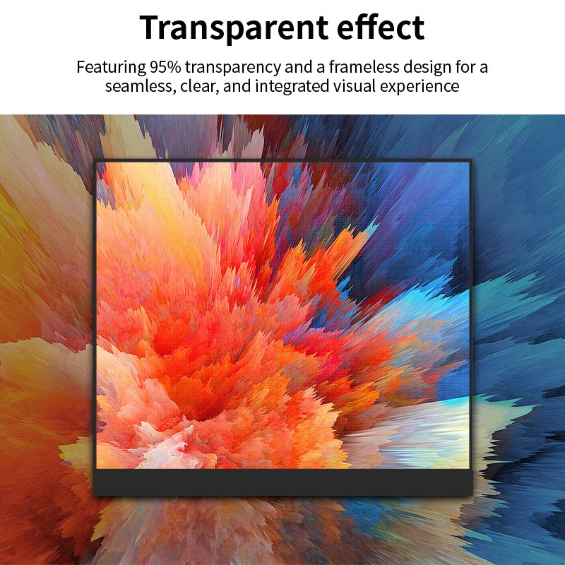 Transparent LED Display Customized Outdoor High Brightness Full Color P2.5 P3.91 P6.25 P20 Transparent LED Screen