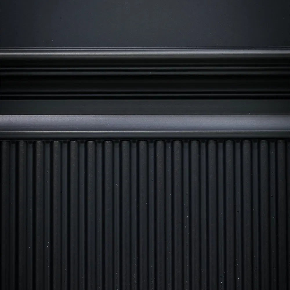 Chinese Customized Exterior Entrance Metal Door Metallic Armored Aluminum Security Door