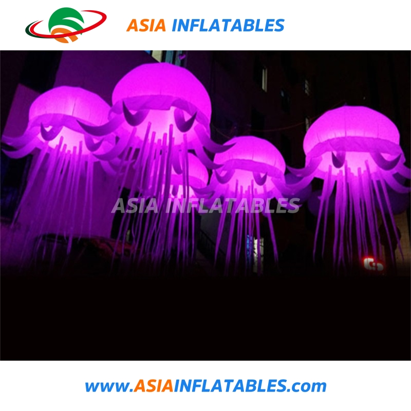 Stage Decoration LED Inflatable Jellyfish/ LED Balloon for Party Decoration