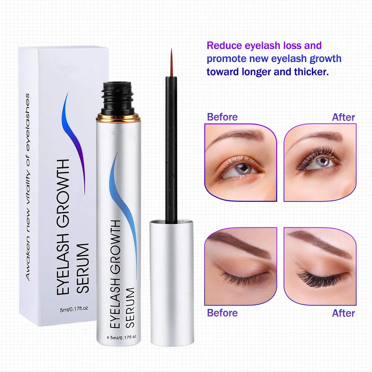 OEM Premium Eyelash Growth Serum & Eyebrow Enhancer