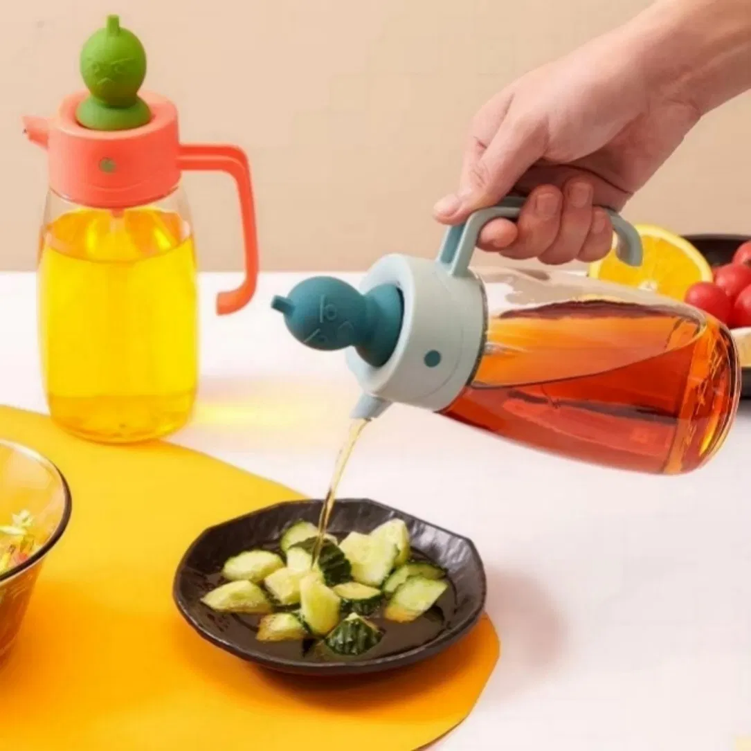 Oil Dispenser with Precision Brush for Detailed Oil Work on Artisanal Breads