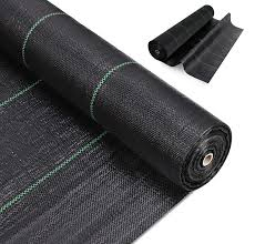 Weed Control Membrane Heavy Duty Black 100GSM Commercial Grade Ground Cover Fabric
