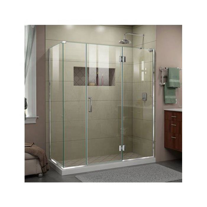 Sliding Tempered Glass Aluminium Sliding Frameless Shower Doors